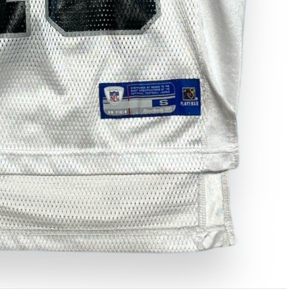 REEBOK 2005-2006 Oakland Raiders Randy Moss Jersey White VINTAGE - Picture 2 of 6